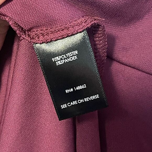 Torrid Burgundy Purple Off Shoulder Jersey Dress Size 4 NWT - Picture 7 of 9